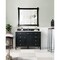 James Martin Vanities Brittany 48in Single Vanity, Black Onyx w/ 3 CM Carrara Marble Top 650-V48-BKO-3CAR - alternate 4
